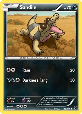Sandile 069 - Reverse Holofoil XY Base Set - Common