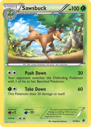 Sawsbuck 016 Emerging Powers - Rare