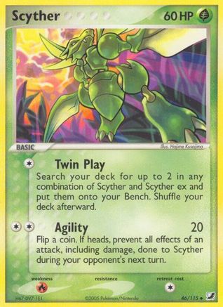 Scyther 046 Unseen Forces - Uncommon