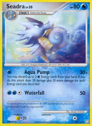 Seadra 070 - Reverse Holofoil Legends Awakened - Uncommon