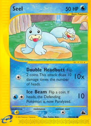 Seel (95) (95) 095 - Reverse Holofoil Skyridge - Common