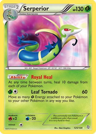 Serperior 125 - Holofoil Dragons Exalted - Secret Rare