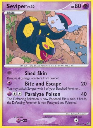 Seviper 061 Platinum - Uncommon