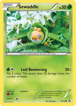 Sewaddle (9) (9) 009/113 Legendary Treasures - Common