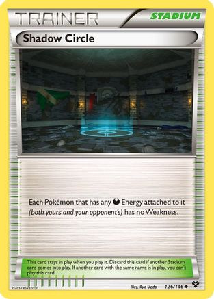 Shadow Circle 126 - Reverse Holofoil XY Base Set - Uncommon