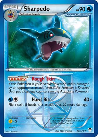 Sharpedo (Team Plasma) 033 Plasma Storm - Rare