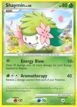 Shaymin (38) (38) 038 - Reverse Holofoil Platinum - Rare