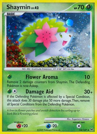Shaymin (14) (14) 014 - Reverse Holofoil Platinum - Holo Rare