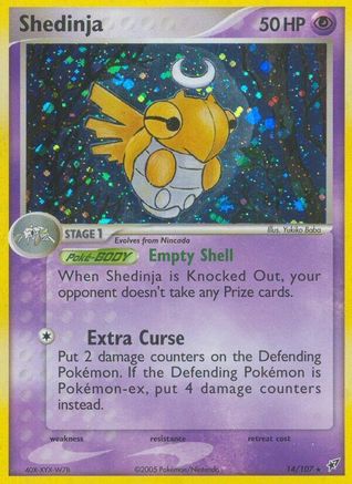 Shedinja 014 - Reverse Holofoil Deoxys - Holo Rare