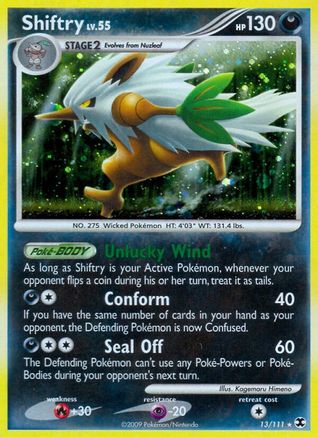 Shiftry 013 - Holofoil Rising Rivals - Holo Rare