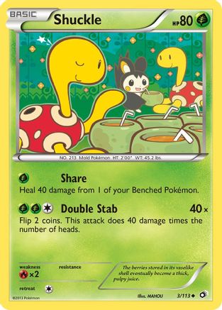 Shuckle 003/113 Legendary Treasures - Uncommon