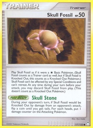 Skull Fossil 117 Mysterious Treasures - Common