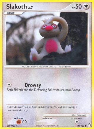 Slakoth 099/123 Mysterious Treasures - Common