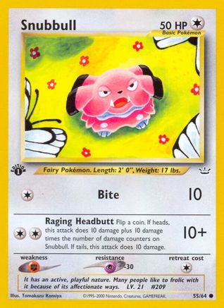 Snubbull 055/64 - 1st Edition Neo Revelation - Common