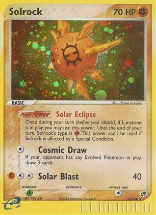 Solrock 013 - Reverse Holofoil Sandstorm - Holo Rare