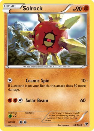Solrock 064 XY Base Set - Uncommon