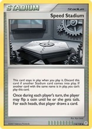 Speed Stadium 114/130 - Reverse Holofoil Diamond and Pearl - Uncommon