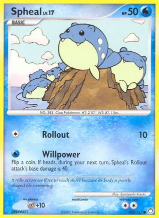 Spheal 102/123 Mysterious Treasures - Common