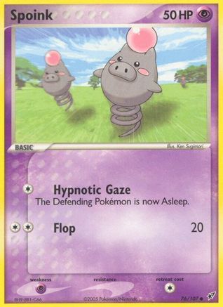 Spoink 076/107 Deoxys - Common