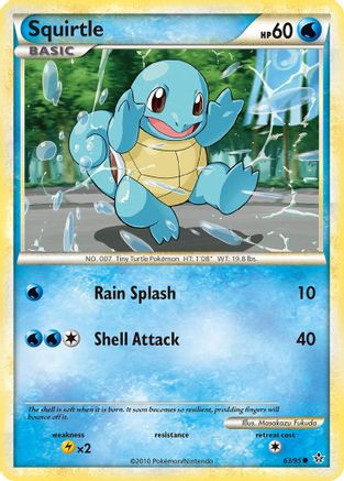 Squirtle 063/95 - Reverse Holofoil Unleashed - Common