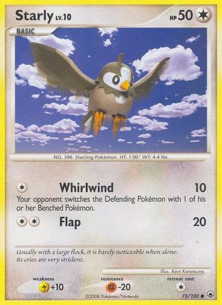 Starly 075 - Reverse Holofoil Majestic Dawn - Common
