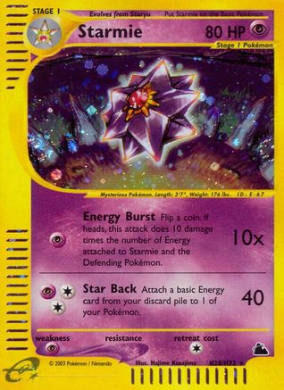 Starmie (H28) (H28) H28 - Holofoil Skyridge - Holo Rare