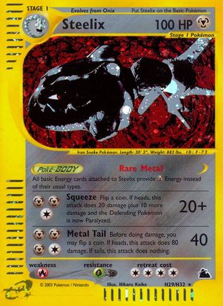 Steelix (H29) (H29) H29 - Holofoil Skyridge - Holo Rare