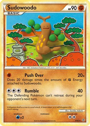 Sudowoodo 009 - Holofoil Unleashed - Holo Rare