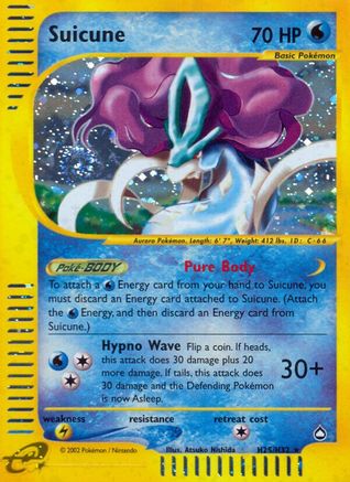 Suicune (H25) (H25) H25 - Holofoil Aquapolis - Holo Rare