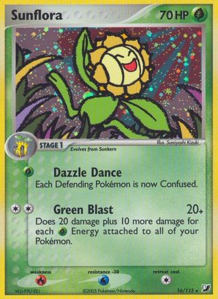 Sunflora 016 - Holofoil Unseen Forces - Holo Rare