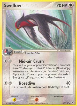 Swellow 049 Deoxys - Uncommon