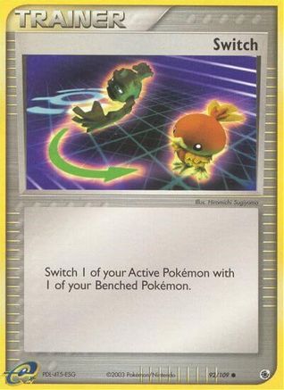 Switch 092/109 - Reverse Holofoil Ruby and Sapphire - Common