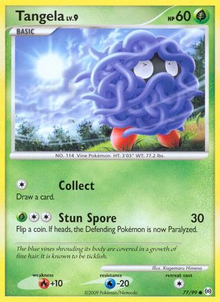Tangela (77) (77) 077 - Reverse Holofoil Arceus - Common