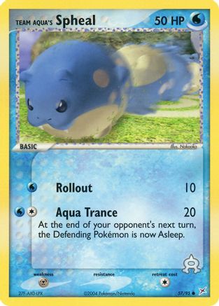 Team Aqua's Spheal 057/95 Team Magma vs Team Aqua - Common