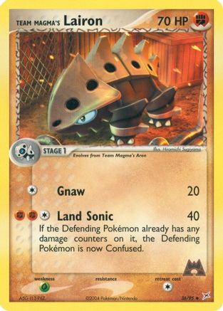 Team Magma's Lairon 036/95 Team Magma vs Team Aqua - Uncommon