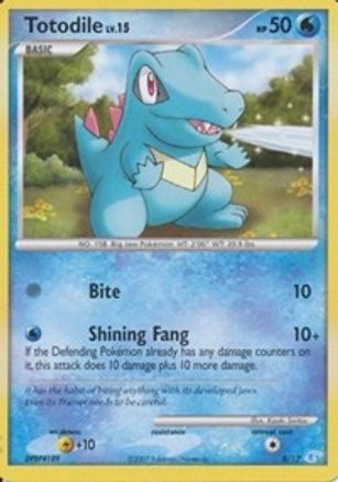 Totodile 008 DP Trainer Kit Manaphy & Lucario - Common