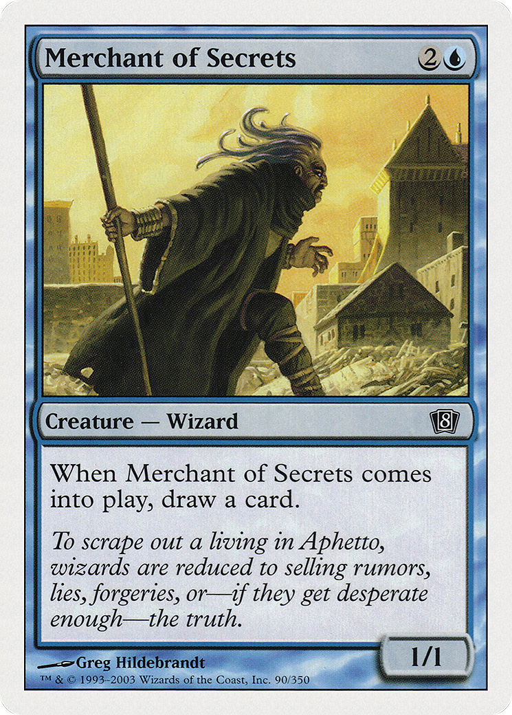 Merchant of Secrets (8ED-90★) - 8th Edition Foil