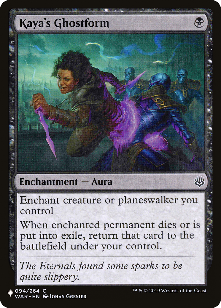 Kaya's Ghostform (LIST-WAR-94) - The List