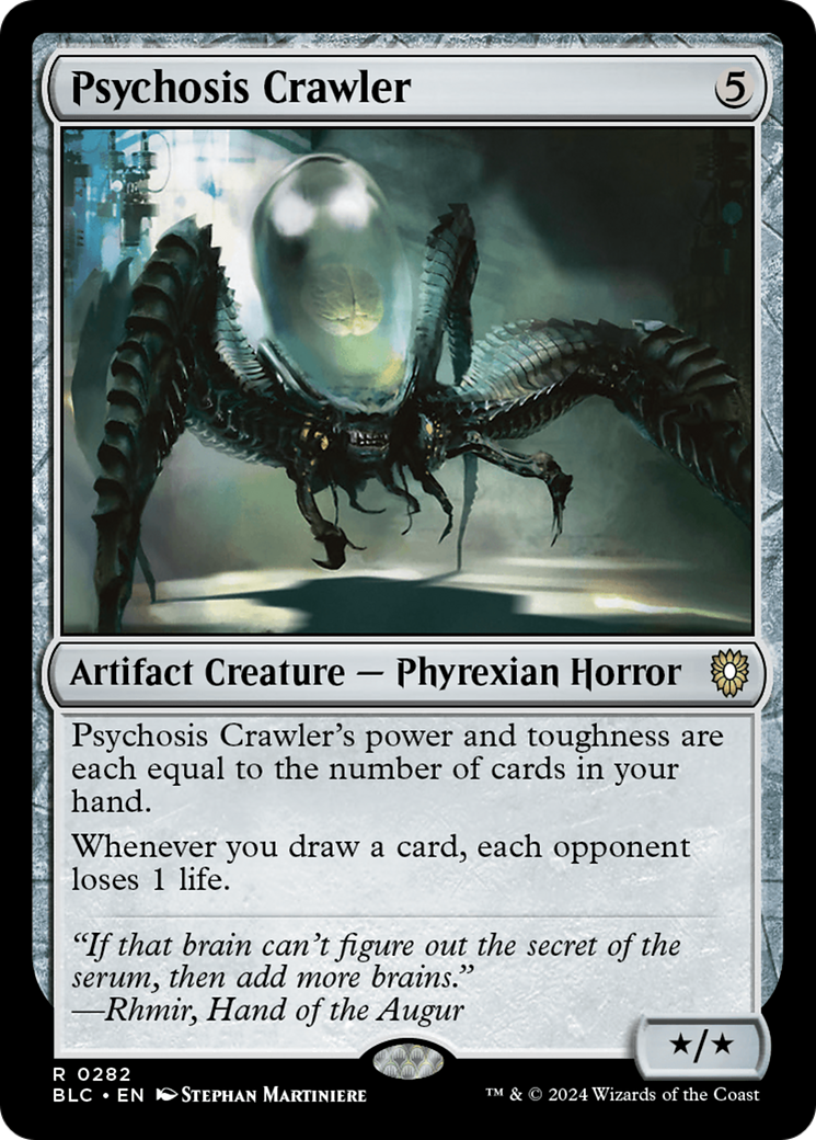 Psychosis Crawler (BLC-282) - Bloomburrow Commander