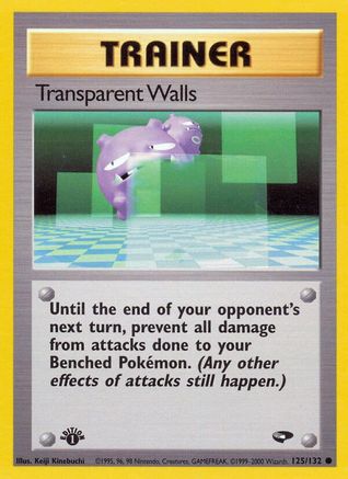 Transparent Walls 125/132 - 1st Edition Gym Challenge - Common