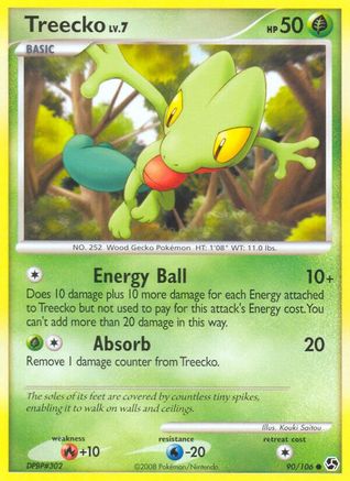 Treecko 090 - Reverse Holofoil Great Encounters - Common