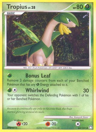 Tropius 064/123 Mysterious Treasures - Uncommon