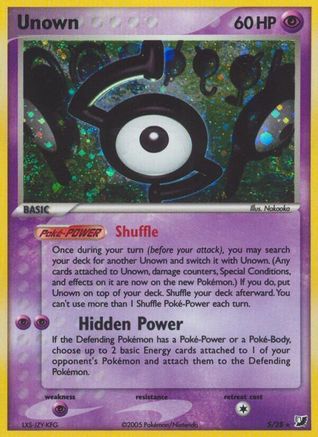 Unown (S) (S) 00S - Holofoil Unseen Forces - Holo Rare