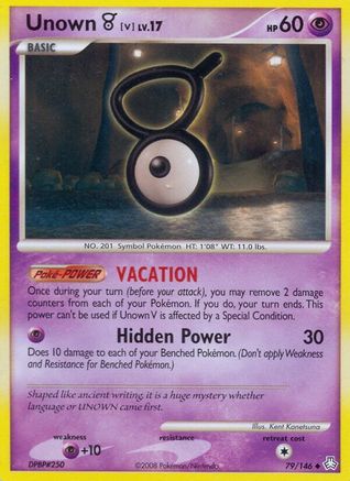 Unown (V) 079 Legends Awakened - Uncommon