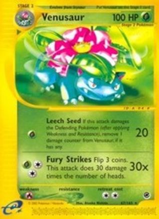 Venusaur (67) (67) 067 - Reverse Holofoil Expedition - Rare