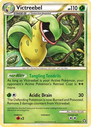 Victreebel 012 - Reverse Holofoil Triumphant - Holo Rare