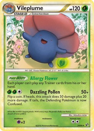 Vileplume 024 Undaunted - Rare
