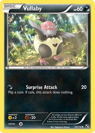 Vullaby 072 - Reverse Holofoil Black and White - Common