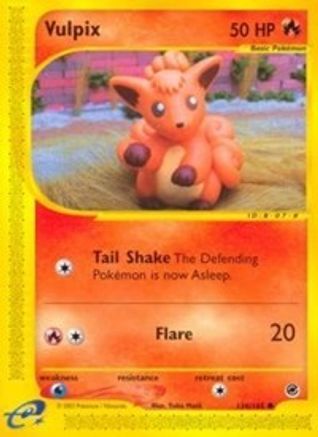 Vulpix 136/165 - Reverse Holofoil Expedition - Common