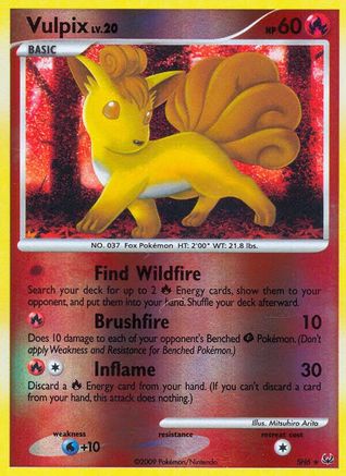 Vulpix (Shiny) SH6 - Reverse Holofoil Platinum - Shiny Holo Rare